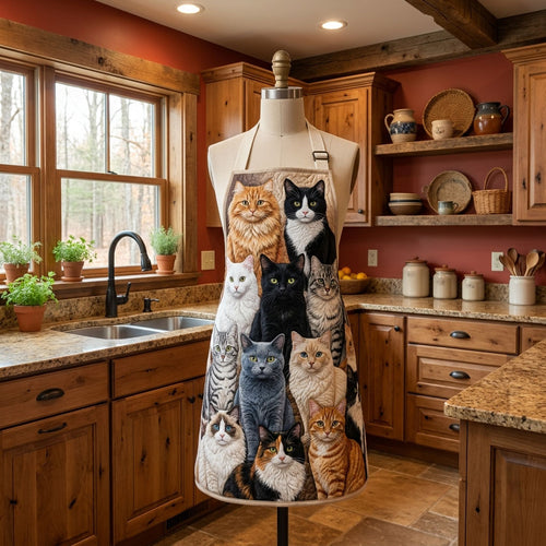 Patchwork Purr Quilted Apron SN0PT176
