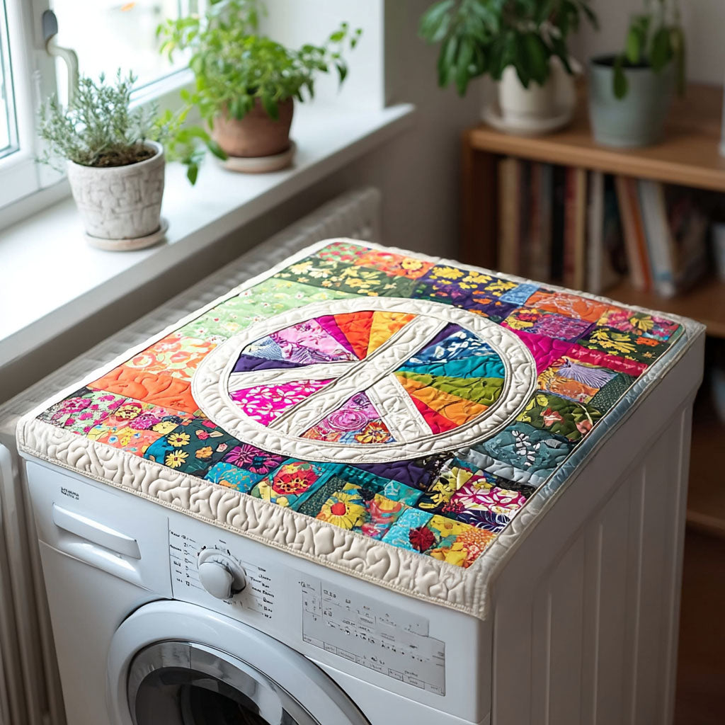 Peace in Pieces Quilted Washer and Dryer Cover NCU0PTT947