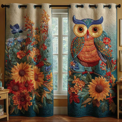 Peaceful Perch Quilted Curtains NCU0QQ270