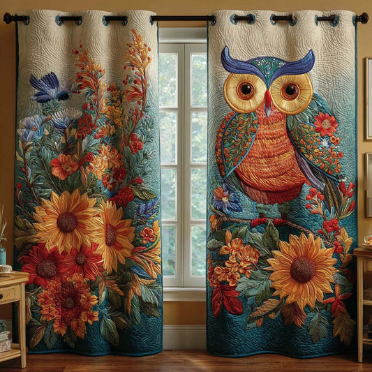 Peaceful Perch Quilted Curtains NCU0QQ270
