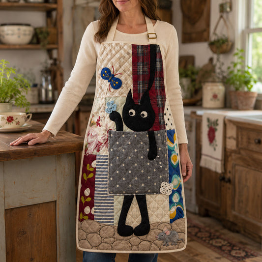 Peekaboo Whiskers Quilted Apron SN0PT177