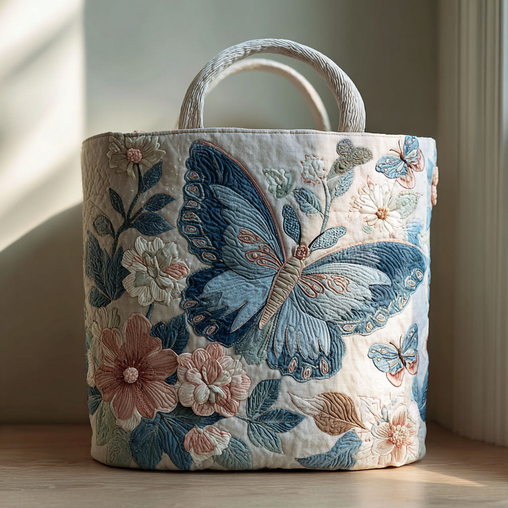 Petal Soar Quilted Laundry Basket NCU0PVL430