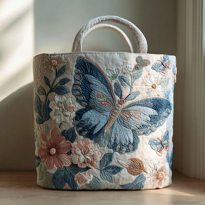 Petal Soar Quilted Laundry Basket NCU0PVL430