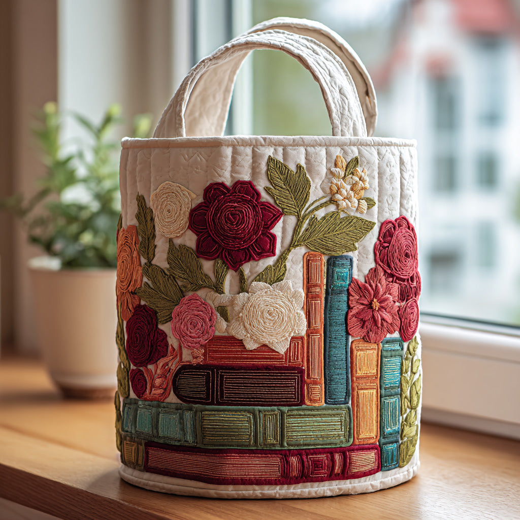 Petal Tales Quilted Laundry Basket NCU0PVL457