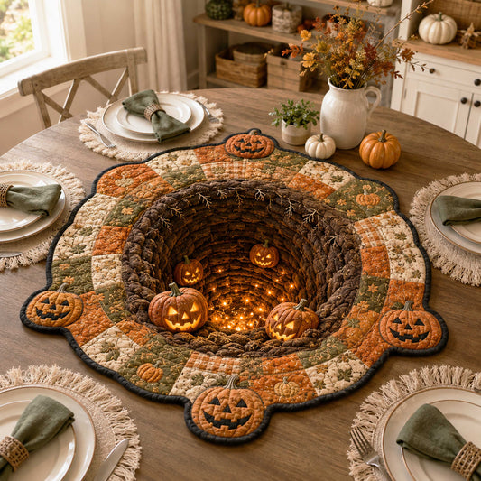 Phantom Chamber Custom Shape Quilted Table Topper SN0TD332
