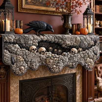 Phantom Chamber Quilted Mantel Scarf SN0TD314