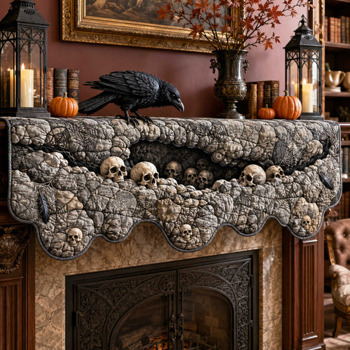 Phantom Chamber Quilted Mantel Scarf SN0TD314