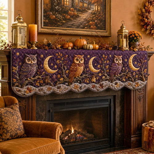 Phantom Moon Quilted Mantel Scarf SN0TD226