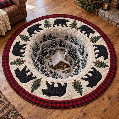Pine Hollow Quilted Round Mat SN0TV722
