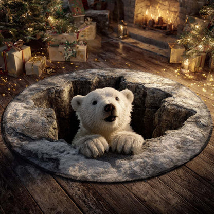 Polar Hollow Round Carpet NCU0XD1380