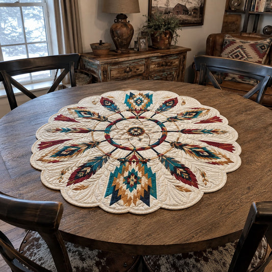 Prairie Winds Custom Shape Quilted Table Topper SN0PT829