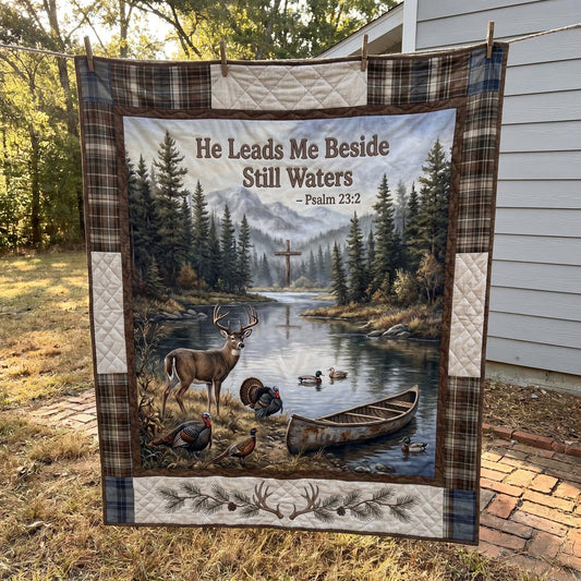 Prayer In The Pines Quilted Blanket SN0DV051