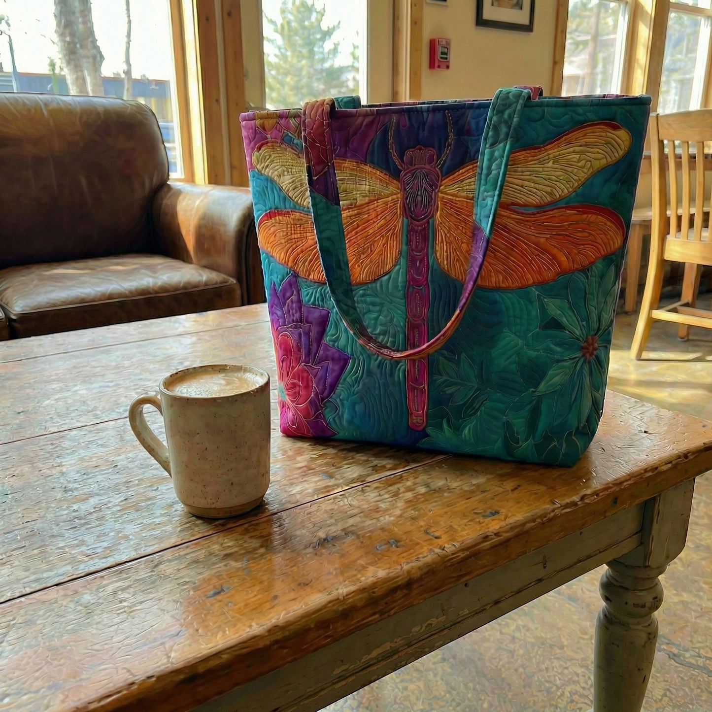Prism Bag Quilted Zipper Tote Bag SN0K008
