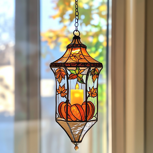 Pumpkin Harvest Glow - Window Hanging Suncatcher NCU0PD178