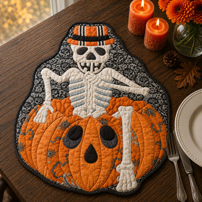 Pumpkin Hollow Custom Shape Quilted Placemat SN0PT346