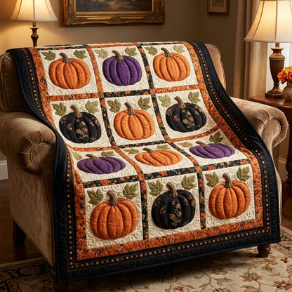 Pumpkin Parade Nights Quilted Blanket SN0PT198