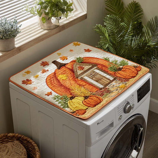 Pumpkin Patch Bliss Quilted Washer and Dryer Cover NCU0NTD050