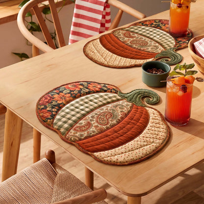 Pumpkin Patch Custom Shape Quilted Placemat SN0TD007