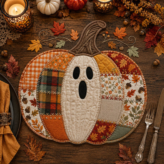 Pumpkin Patch Keeper Custom Shape Quilted Placemat SN0PT347