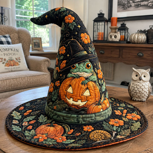 Pumpkin Spellbound Quilted Witch Hat SN0PT709
