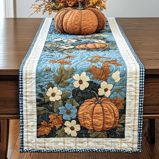 Pumpkin Spice Season Quilted Table Runner NCU0TL1335