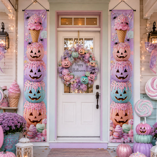Pumpkin Tower Party Welcome Door Banner SN0PT269