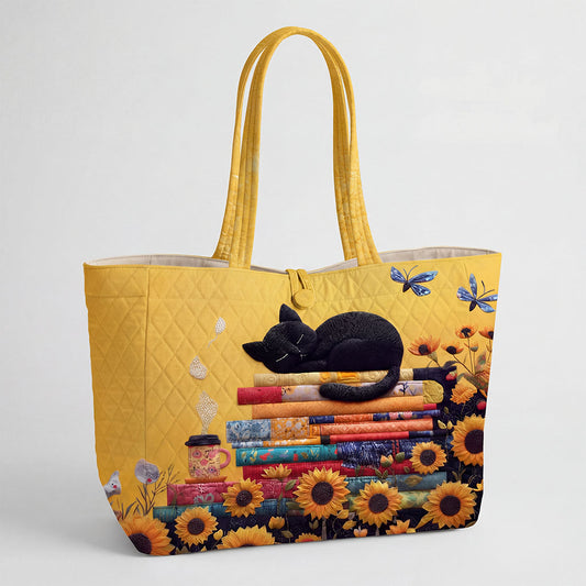 Purrfect Patchwork Quilted Classic Tote Bag SN0PT035