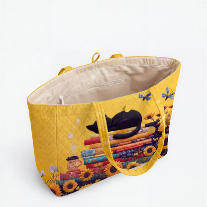 Purrfect Patchwork Quilted Classic Tote Bag SN0PT035