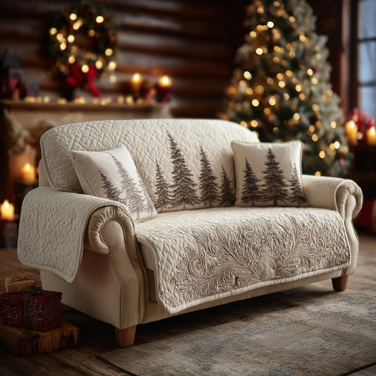 Quiet Forest Quilted Sofa Cover NCU0DV8620