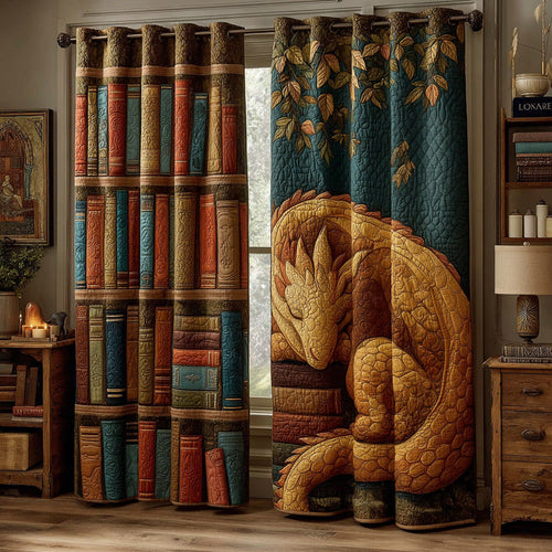 Quiet Library Quilted Curtains NCU0DH790