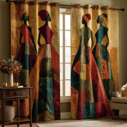 Quiet Strength Quilted Curtains NCU0TN232