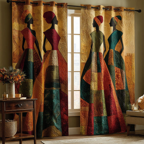 Quiet Strength Quilted Curtains NCU0TN232
