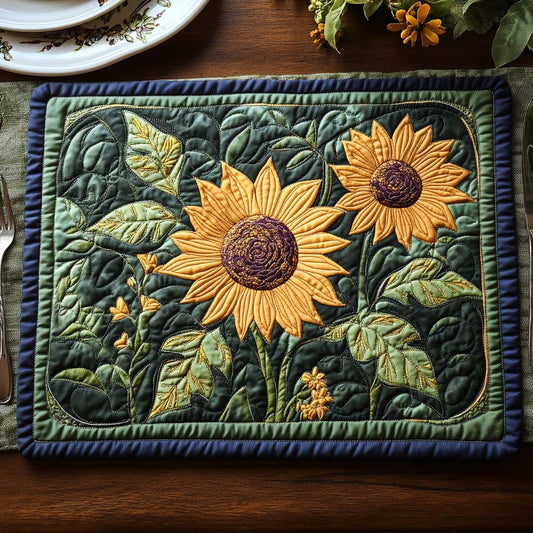 Radiant Petals Quilted Place Mat NCU0DV3145