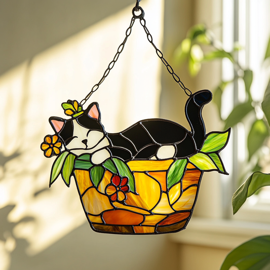 Radiant Purr - Window Hanging Suncatcher NCU0PD077