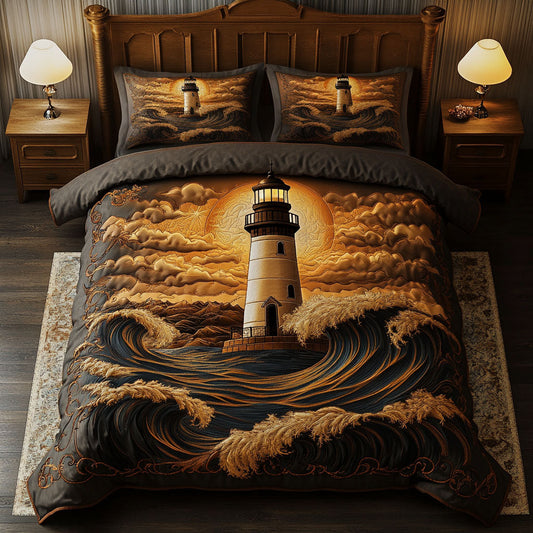 Radiant Reef 3-Piece Quilted Bedding Set NCU0DV2951