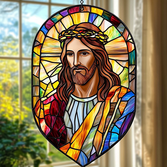 Redeemer's Glow - Window Hanging Suncatcher NCU0PD041