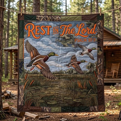 Rest, Reflect and Fly Free Quilted Blanket SN0PT050