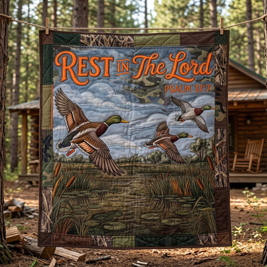Rest, Reflect and Fly Free Quilted Blanket SN0PT050