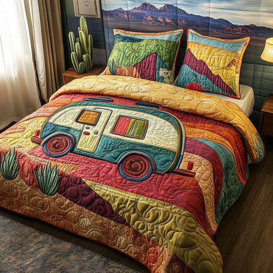 Retro Wanderer Duvet Cover Set NCU0NNT490