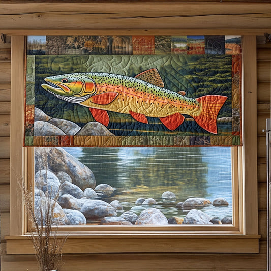 River Majesty Quilted Valance NCU0PT4546