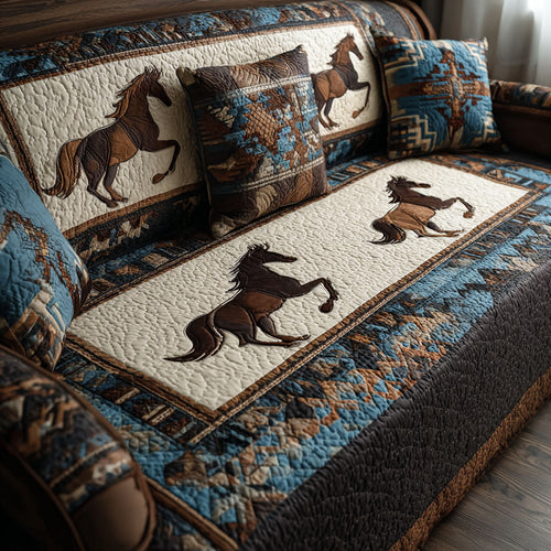 Rodeo Spirit Quilted Sofa Cover NCU0PT10231