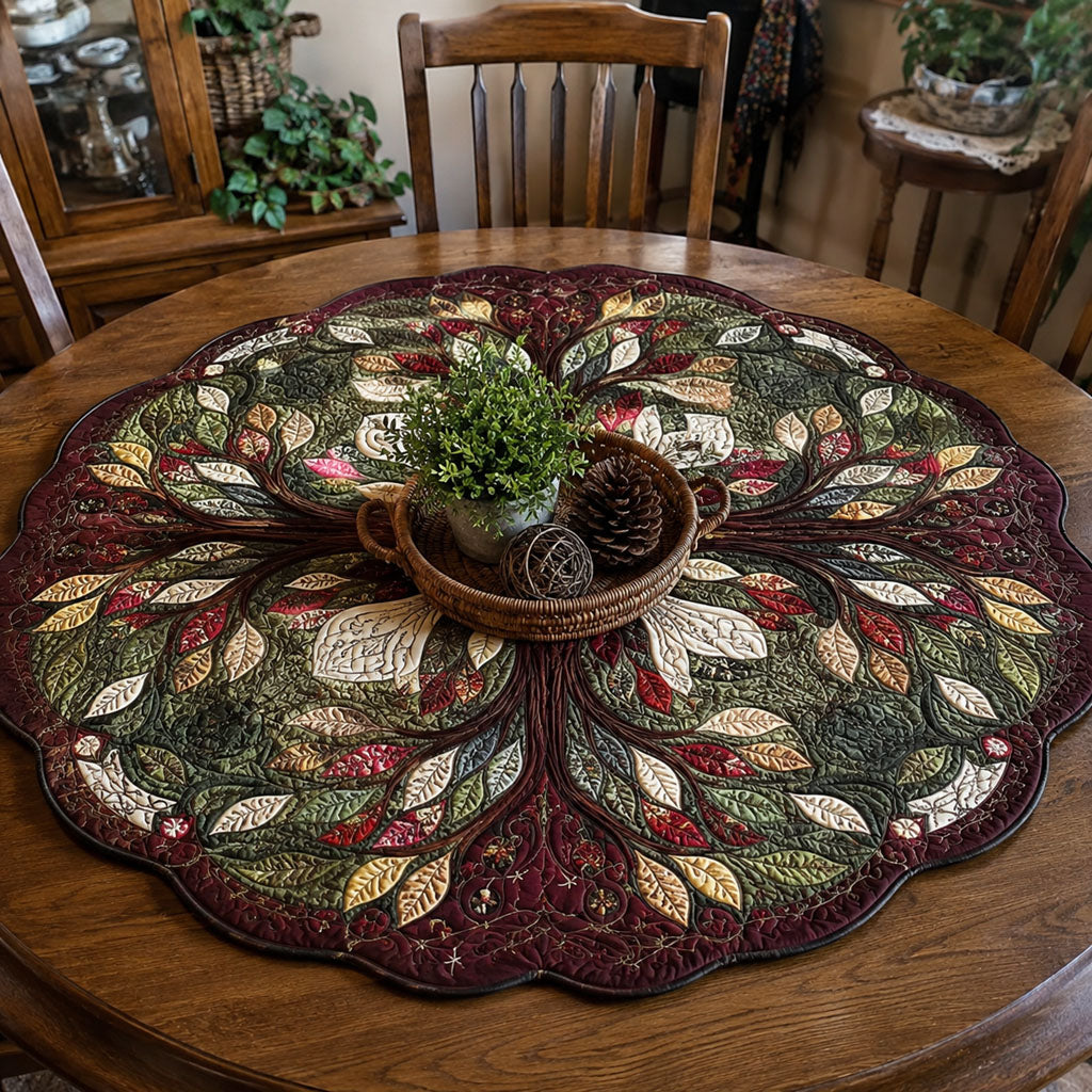 Rooted in Beauty Custom Shape Quilted Table Topper SN0PT730