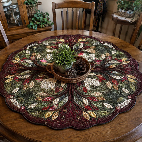 Rooted in Beauty Custom Shape Quilted Table Topper SN0PT730