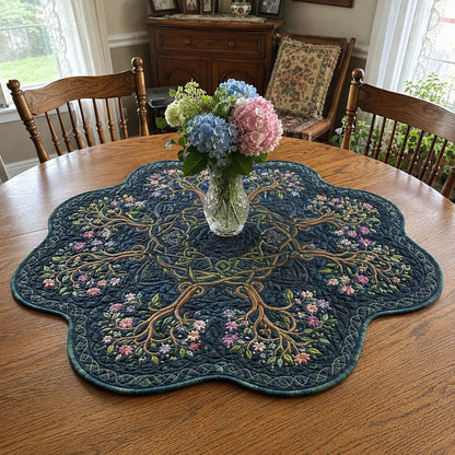 Roots That Remain Custom Shape Quilted Table Topper SN0PT735