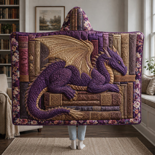 Royal Dragon Archive Quilted Hooded Blanket SN0HH0055