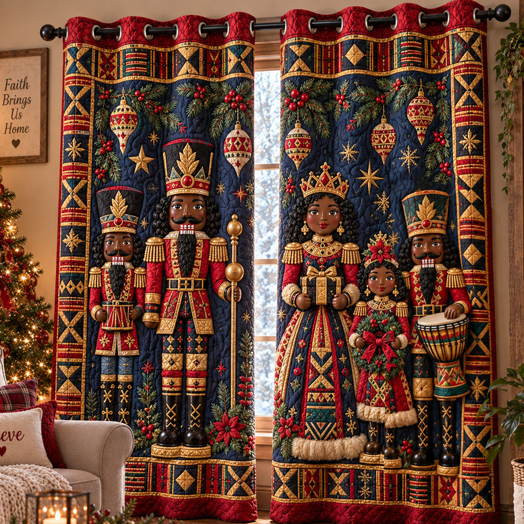 Royal Kente Christmas Quilted Curtains SN0PT1281