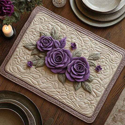 Royal Petals Quilted Place Mat NCU0DV3803