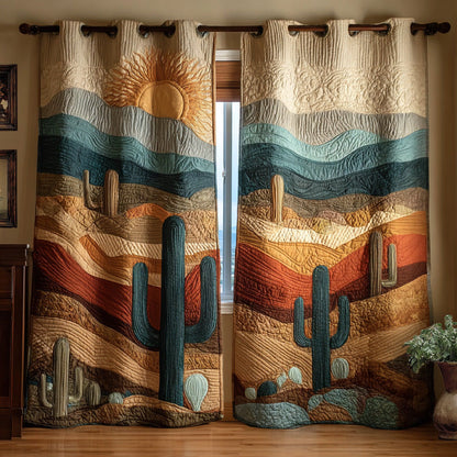 Rust Canyon Quilted Curtains NCU0DH799