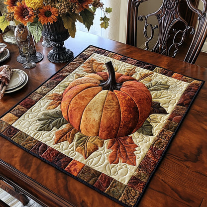 Rustic Autumn Quilted Table Topper NCU0PVL552