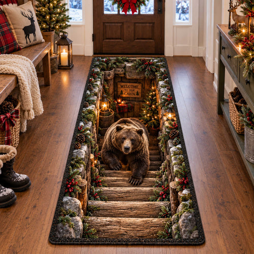 Rustic Bear Runner Carpet SN0TD598